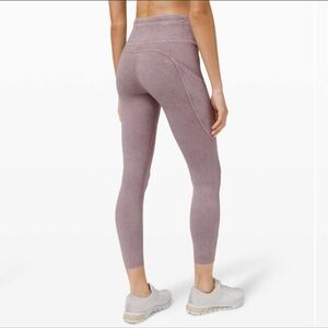 Lululemon Fast & Free Tight 25" *Ice Dye Violet Verbena EUC